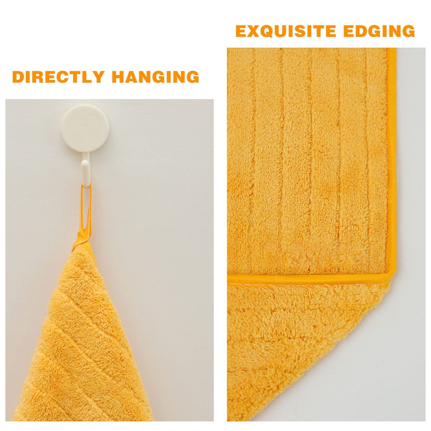 Chmadoxn Microfiber Hair Towel Wrap - Quick Dry Curly Hair Wraps for Women Wet Hair, Microfiber Towel for Hair, Hair Drying Towel Wrap, Hair Towels for Women, Hair Turban for Wet Hair (29 ×14 Inch) 3 pc Yellow