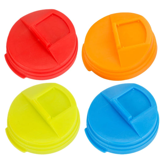 4pcs Soda Can Lids Plastic Leakproof Soda Can Covers Sealing Soda Can Covers 5.80X5.80X1.60CM Assorted Color