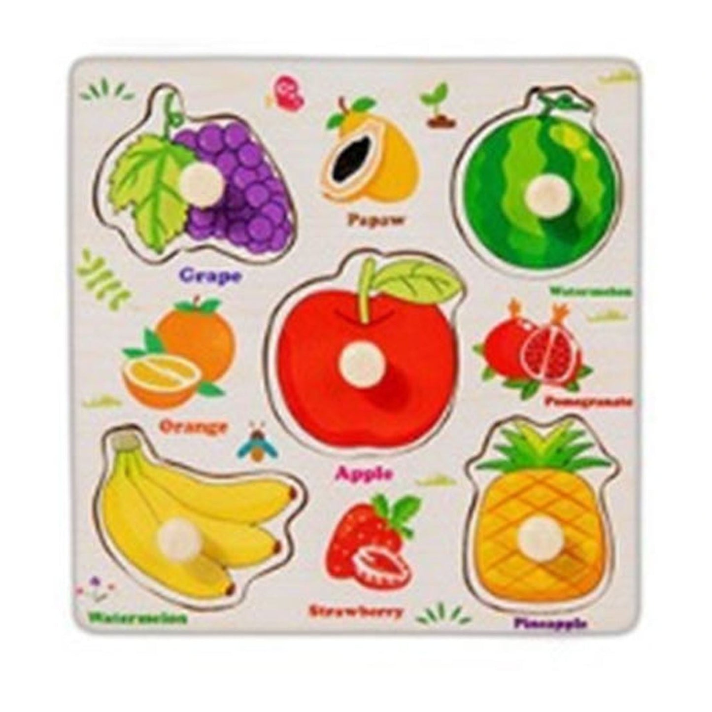 Darzheoy Wooden Puzzles for Toddlers, Montessori Toys for Toddlers Age 1-3, Kids Educational Learning Toys, Early Educational Toys, Christmas Birthday Gifts for Boys & Girls A