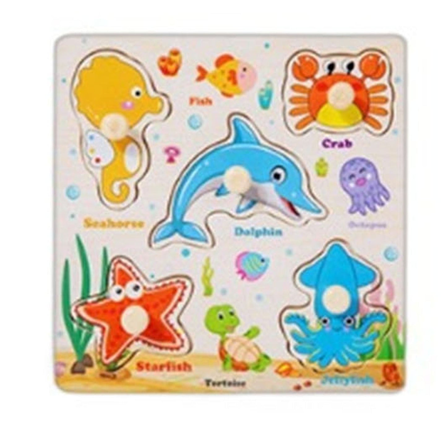 Darzheoy Wooden Puzzles for Toddlers, Montessori Toys for Toddlers Age 1-3, Kids Educational Learning Toys, Early Educational Toys, Christmas Birthday Gifts for Boys & Girls D