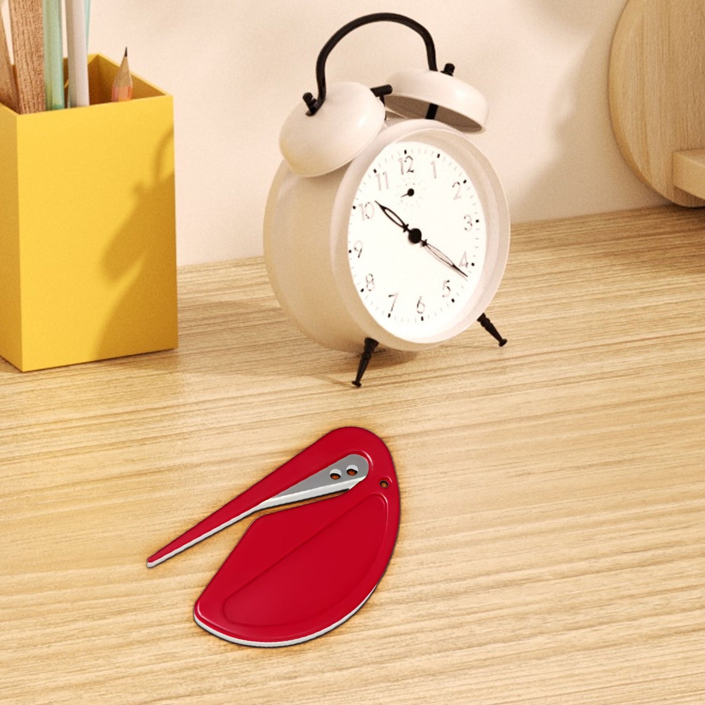 Darzheoy Letter Opener Envelope Slitter, Envelope Opener, Mail Opener, Wrapping Paper Cutter, Package Opener Red