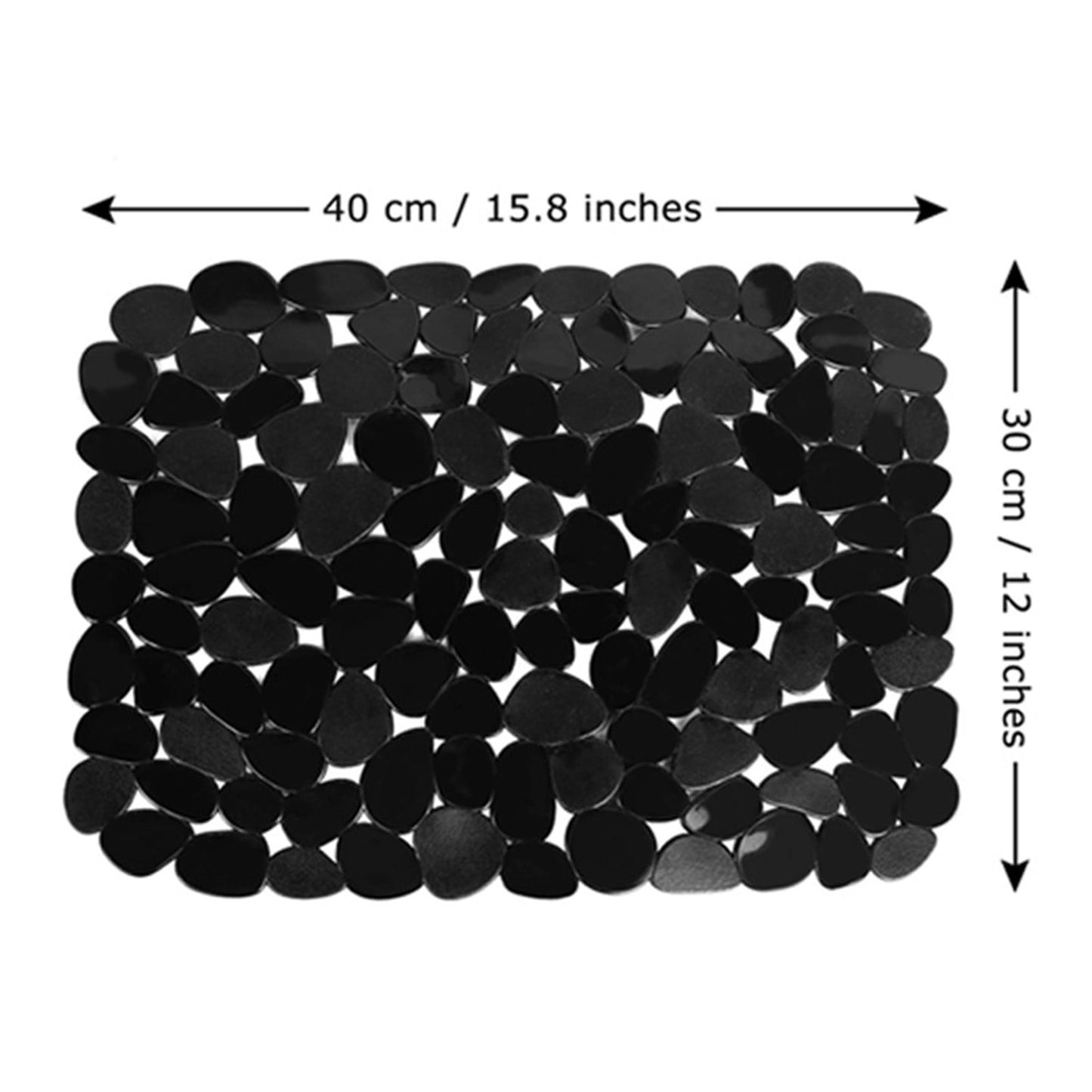 Darzheoy Pebble Sink Mat for Stainless Steel/Ceramic Sinks, PVC Sink Protectors Mats for Bottom of Kitchen Sink, Dish Drying Mat for Dishes and Glassware A