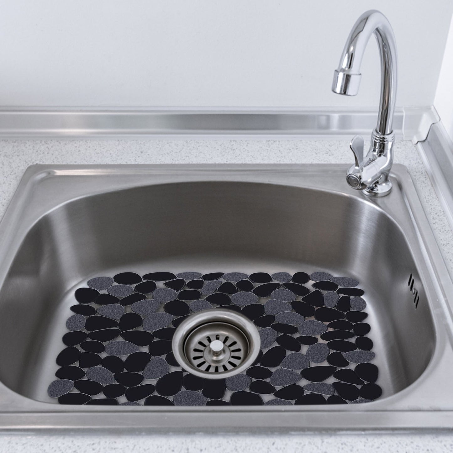 Darzheoy Pebble Sink Mat for Stainless Steel/Ceramic Sinks, PVC Sink Protectors Mats for Bottom of Kitchen Sink, Dish Drying Mat for Dishes and Glassware A