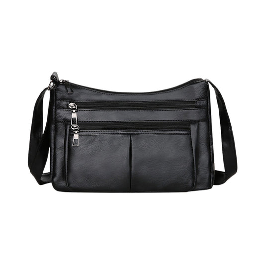 Darzheoy Purses for Women Soft PU Leather Shoulder Bag Ladies Crossbody Purse and handbags Lightweight Pocketbook Black
