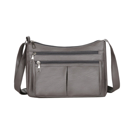 Darzheoy Purses for Women Soft PU Leather Shoulder Bag Ladies Crossbody Purse and handbags Lightweight Pocketbook Gray