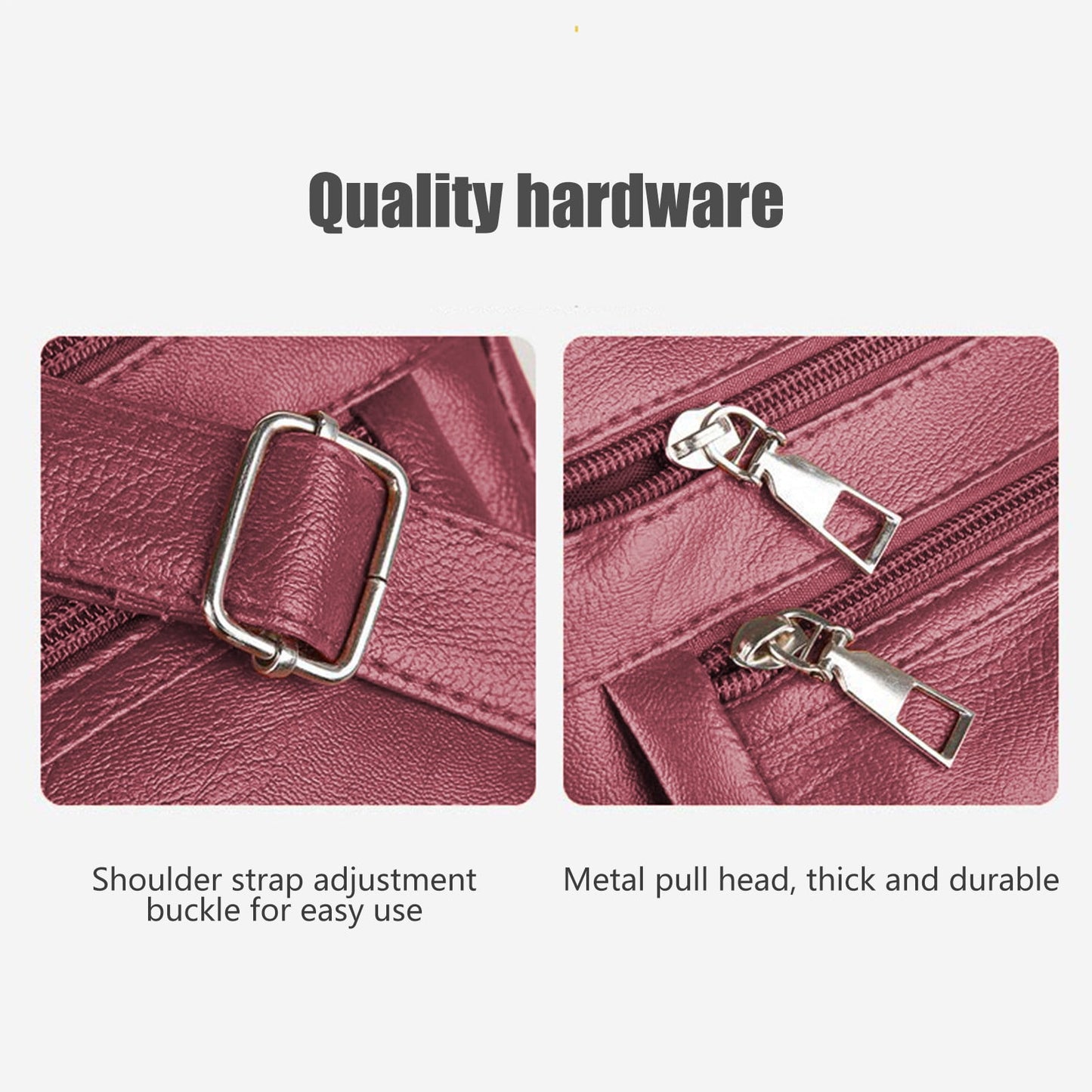 Darzheoy Purses for Women Soft PU Leather Shoulder Bag Ladies Crossbody Purse and handbags Lightweight Pocketbook Red