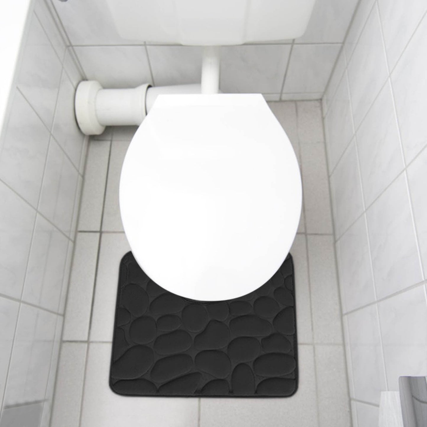 Kdkad Bathroom Rugs Sets 4 Piece, Non Slip Memory Foam Bathroom Rugs, Machine Wash Bathroom Mat Set, Water Absorbent Bath Rug Set for Tub, Toilet and Floor 40*50cmU/15.7*19.7in 50*80cm/19.7*31.5in 50*100cm/19.7*39.3in lid38*40cm/14.9*15.7in I