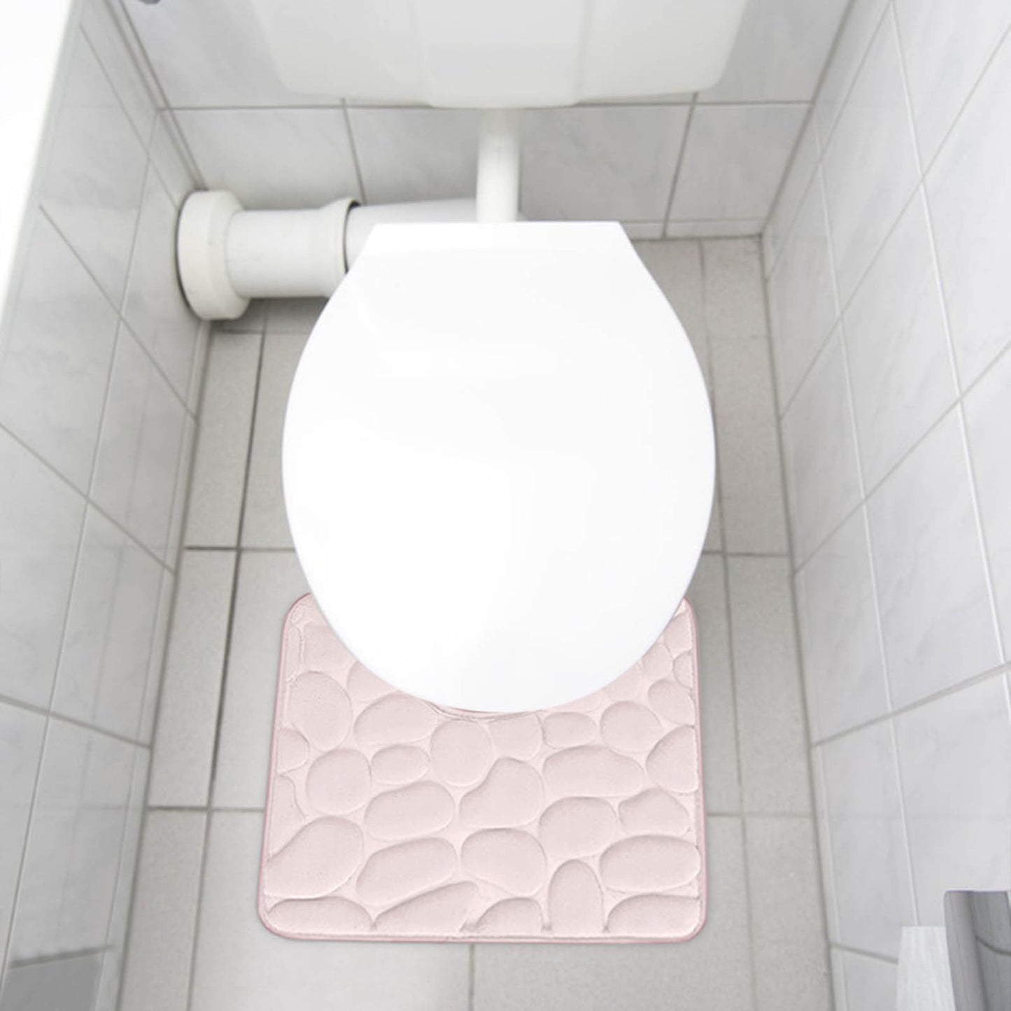 Kdkad Bathroom Rugs Sets 4 Piece, Non Slip Memory Foam Bathroom Rugs, Machine Wash Bathroom Mat Set, Water Absorbent Bath Rug Set for Tub, Toilet and Floor As Show M