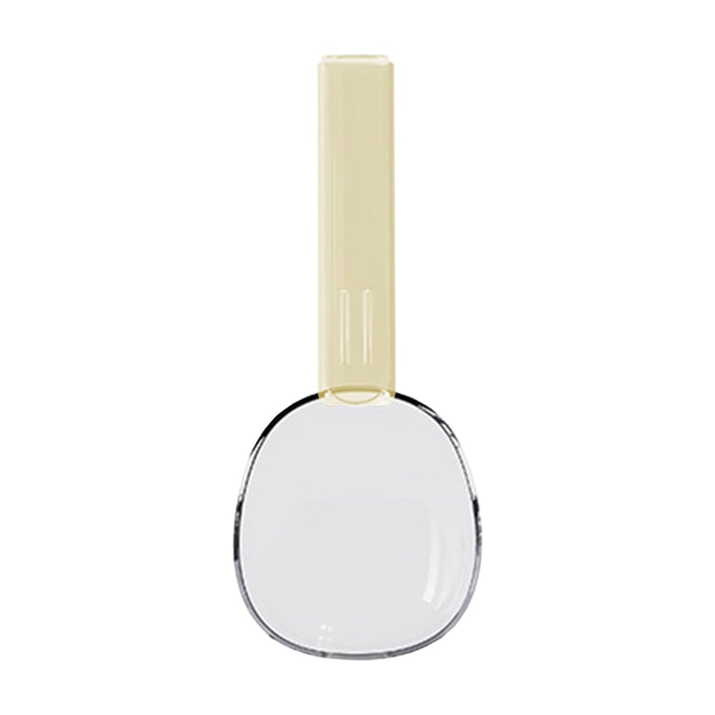 Darzheoy Flour Scoops for Canisters, Grain Scoop Measuring Cups, Food-Safe Kitchen Utensils, Multi-Purpose Flour Scoop for Canisters, Rice Spoon Beige