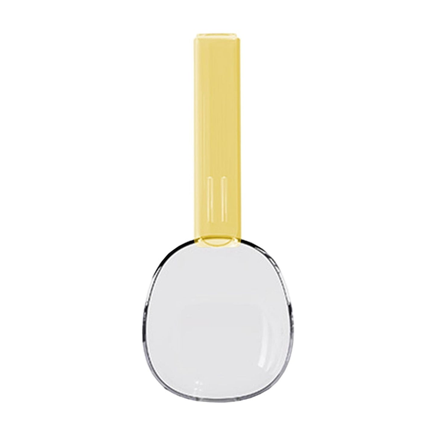 Darzheoy Flour Scoops for Canisters, Grain Scoop Measuring Cups, Food-Safe Kitchen Utensils, Multi-Purpose Flour Scoop for Canisters, Rice Spoon Yellow