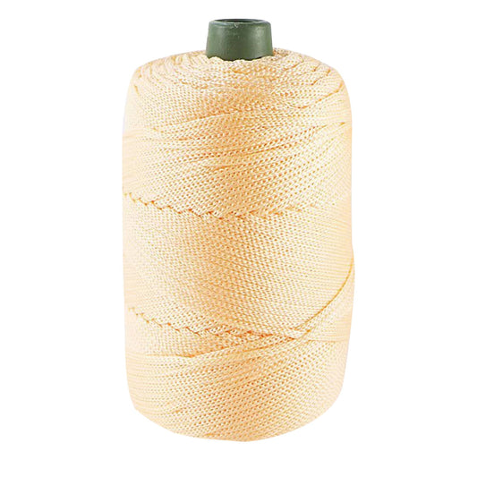 AYktou 32 Colors Macrame Cotton Cord 200g/7.05oz,100% Natural Handmade 4 Strands Twisted Cotton Rope Polyester Thread Spools for Wall Hanging Plants Hangers Gift Wrapping Tapestry DIY Crafts #N - Cream-Coloured