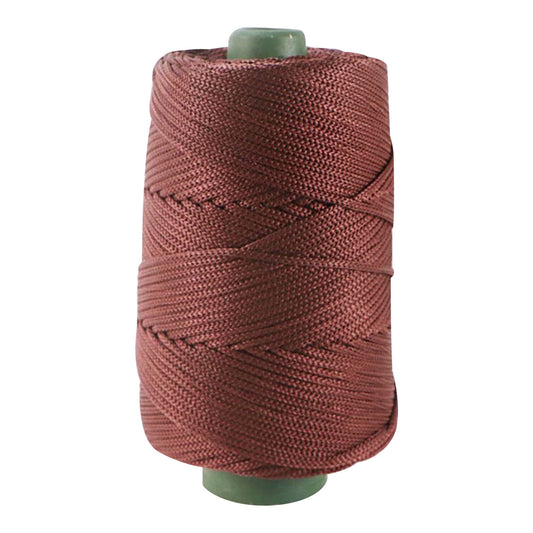 AYktou 32 Colors Macrame Cotton Cord 200g/7.05oz,100% Natural Handmade 4 Strands Twisted Cotton Rope Polyester Thread Spools for Wall Hanging Plants Hangers Gift Wrapping Tapestry DIY Crafts #V - Coffee