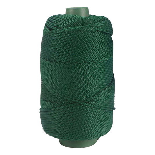 AYktou 32 Colors Macrame Cotton Cord 200g/7.05oz,100% Natural Handmade 4 Strands Twisted Cotton Rope Polyester Thread Spools for Wall Hanging Plants Hangers Gift Wrapping Tapestry DIY Crafts #Z - Green