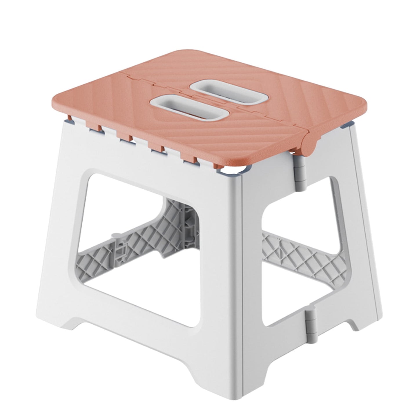 Darzheoy Adult Folding Step Stool, Foldable Stool, Suitable for Living Room, Kitchen, and Bathroom, Portable Travel Stool Pink