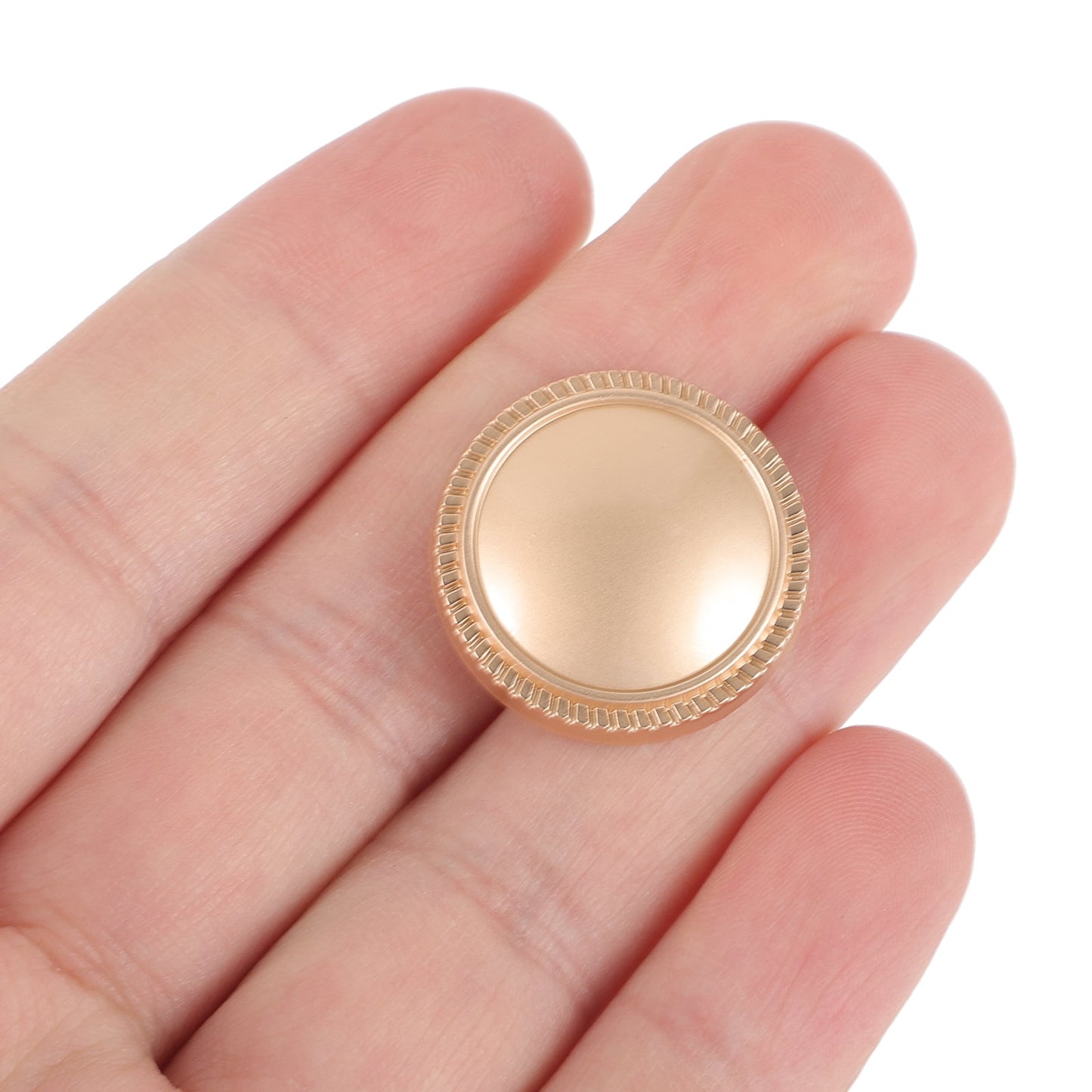 Worgeous 10 Pcs Buttons for Crafts Clothes Replacement Table Decorations Replaceable Cup Lid Travel Golden