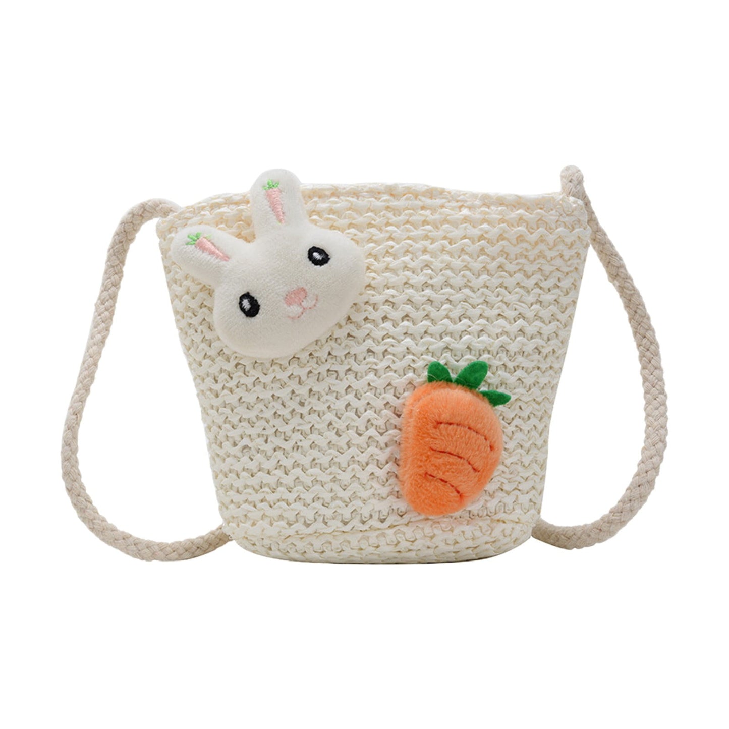 Darzheoy Girls Knitting Bag Straw Handbags for Summer Crossbody Bag Kids Wallet Girls Purse Straw Bag Beach Bag Beach Tote Bag Little Girl Cross Body Purses Summer Beach Bag C