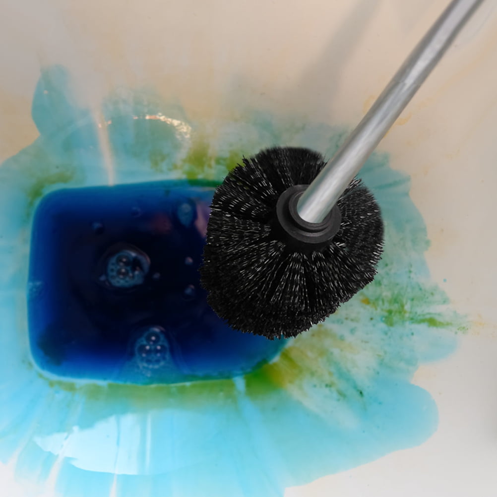 5 Pcs Brush Head Toilet Eco Refills Scrubber Heads Brushes Bowl Black