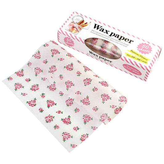 Darzheoy Wax Paper, Food Picnic Paper, 50 sheets Grease Proof Paper, Waterproof Dry Hamburger Paper Liners Wrapping Tissue for Plastic Food Basket C