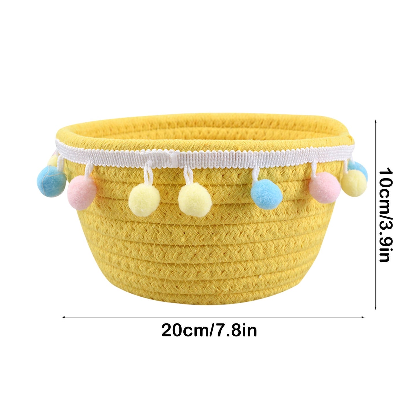 Chmadoxn Adorable Easter Bunny Basket for Kids - Perfect Easter Gift, Cute Easter Bucket Bags with Rabbit Ears for Easter Eggs Hunting, Affordable & Festive Spring Decor As Show J