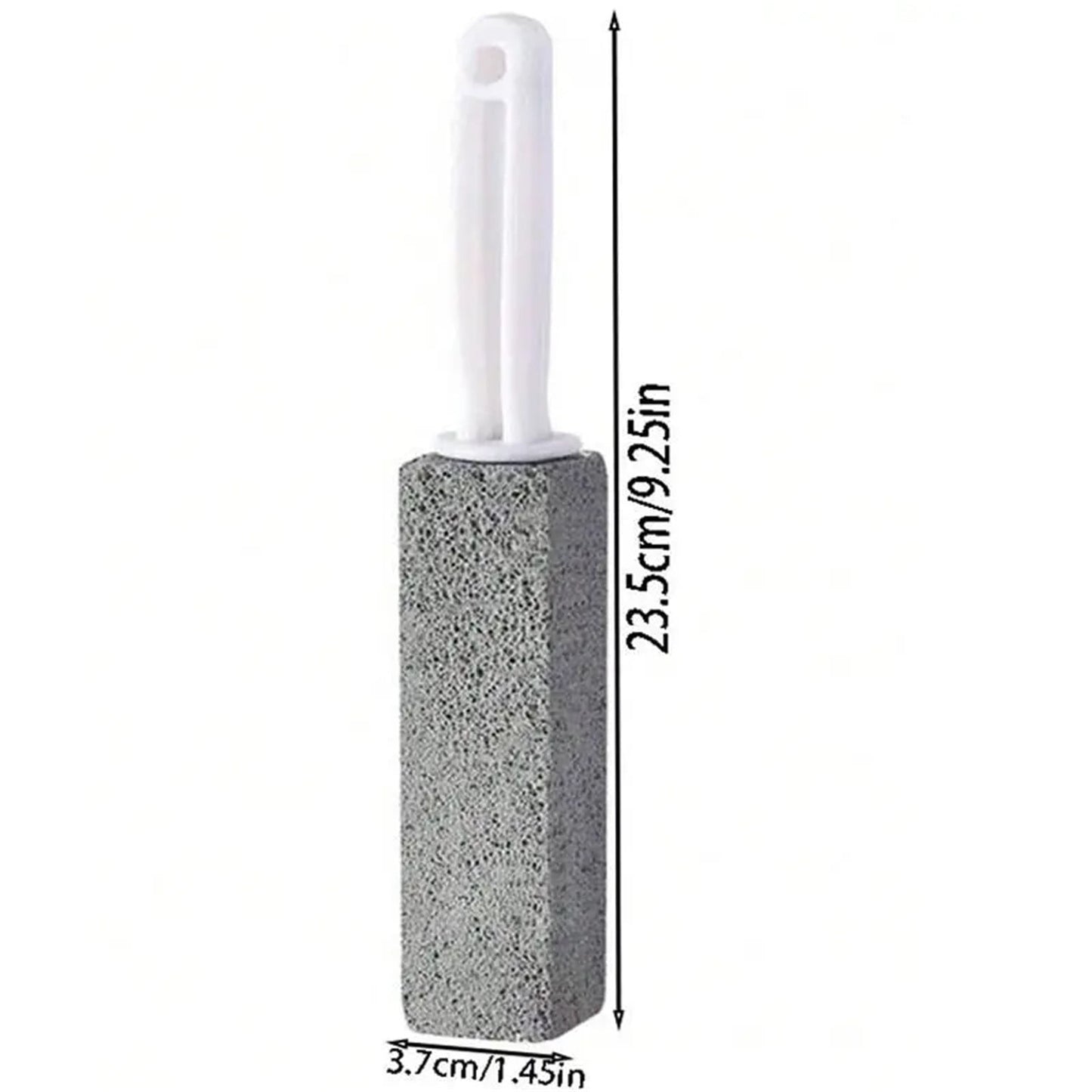 Darzheoy Pumice Stone for Toilet Cleaning, Extra Long Handle Pumice Stone for Toilet Bowl Ring Removal, Bathroom Cleaning Tool for Effective Stain Removal A
