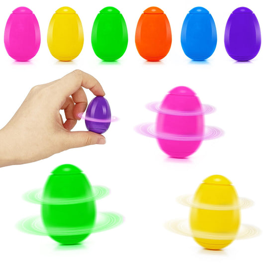Chmadoxn Easter Eggs, Kids Easter Basket Fillers - Assorted Novelty Toys & Treats for Easter Egg Hunts, Party Favors, Events - Random Color Gift Bag Stuffers (1 Pack)