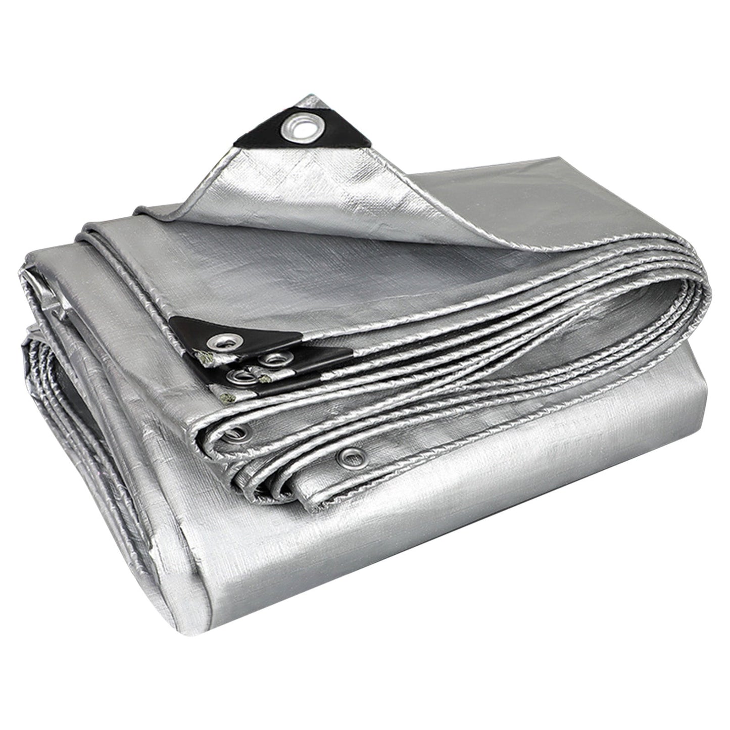 Darzheoy Heavy Duty Tarp Cover, Thick Tarps Waterproof Tear and Rip Proof UV Resistant Tarpaulin with Reinforced Grommets and Edges D