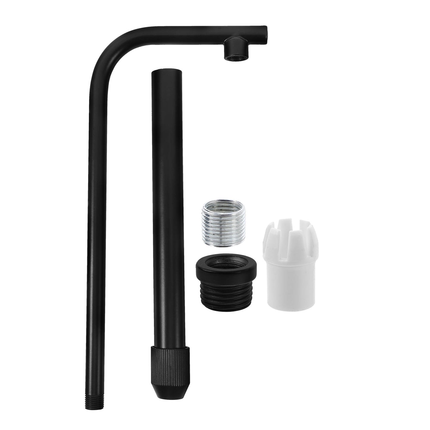 WHAMVOX 1 Set of Threaded Lamp Curved Lighting Fixture Stem Replacement Adjustable Candle Lamp Replacement Part