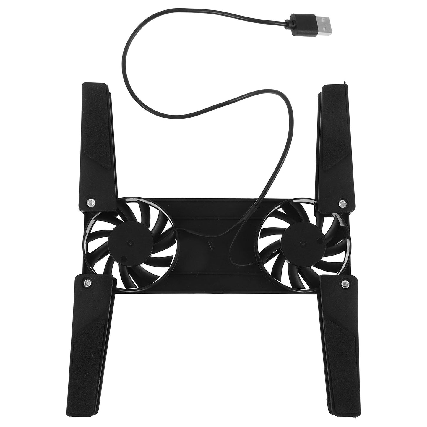 WHAMVOX Laptop Cooling Pad with Fan, Notebook Cooler Radiator Ventilation, Black, Efficient Heat Dissipation