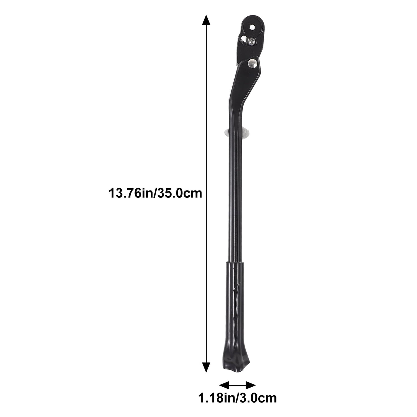 WHAMVOX Adjustable Rear Kickstand for Mountain Bikes Rack Support Black