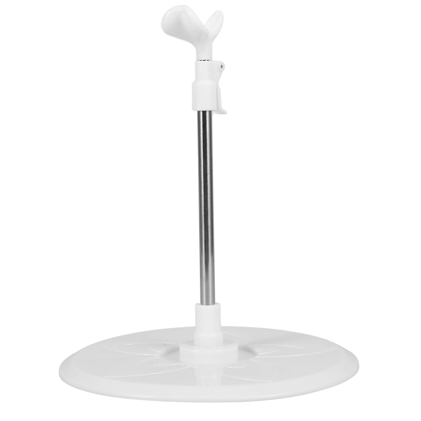 WHAMVOX Adjustable Metal Doll Display Stand Holder for Desktop, Organizer for Collectible Dolls and Figures