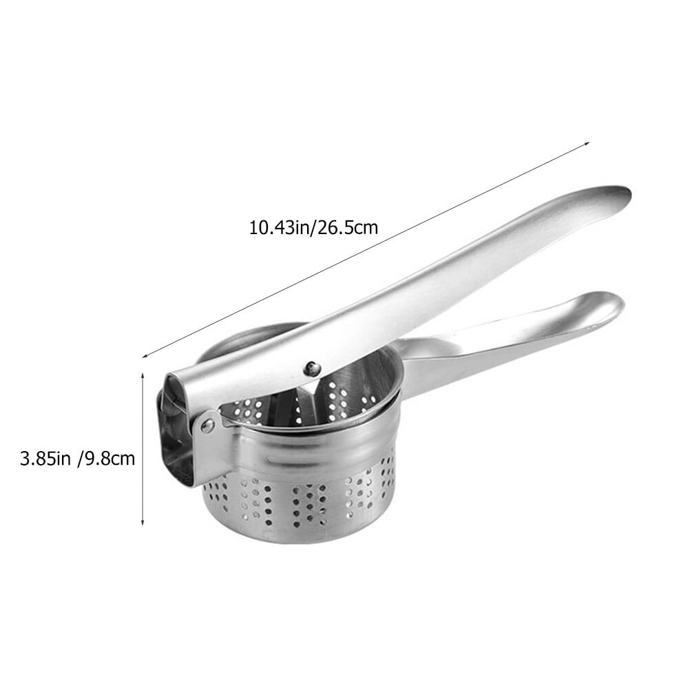 WHAMVOX Simple Fruit Juicer Orange Squeezer Hand Press Cold Stainless Silver