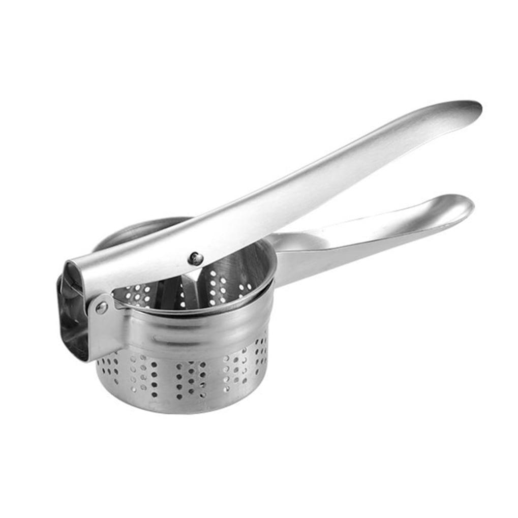 WHAMVOX Simple Fruit Juicer Orange Squeezer Hand Press Cold Stainless Silver