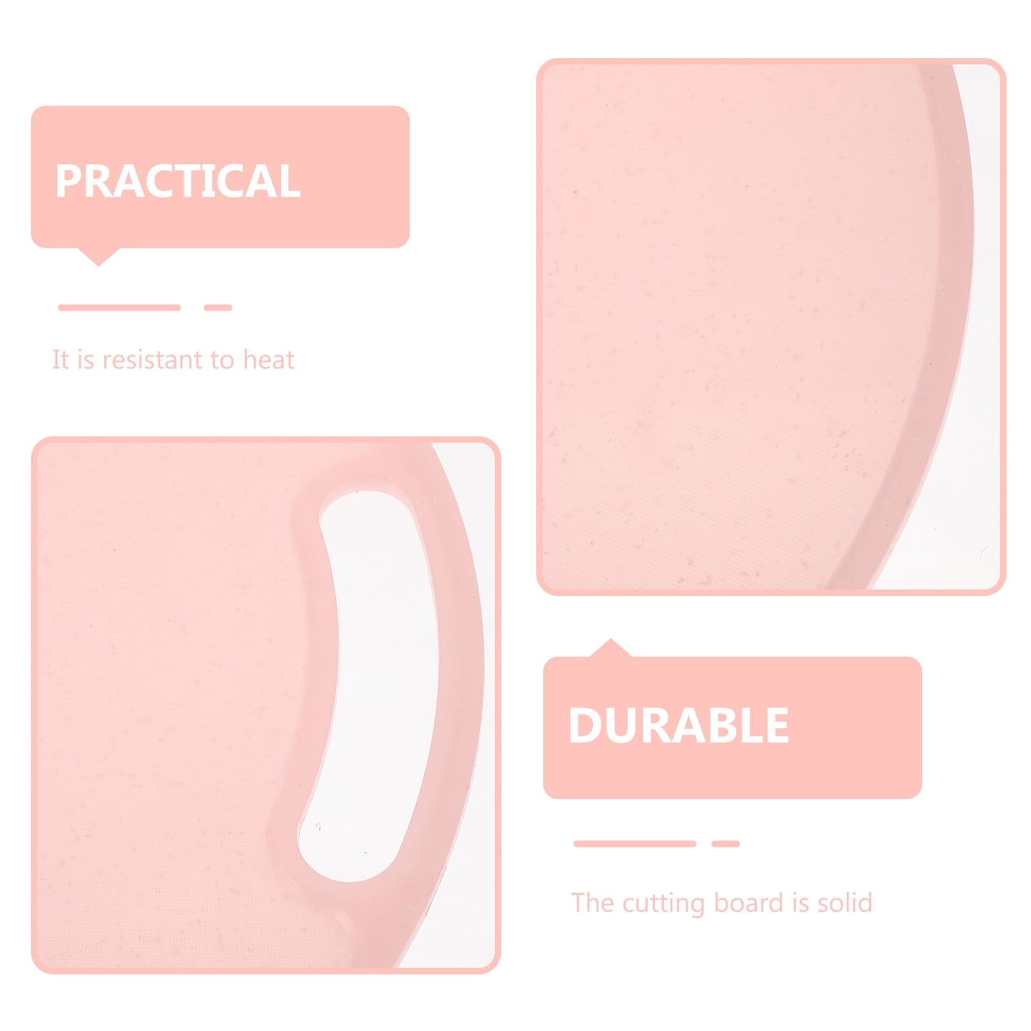 WHAMVOX Portable Round Cutting Board Odor- Cutting Mat for Food Prep and Cooking Use