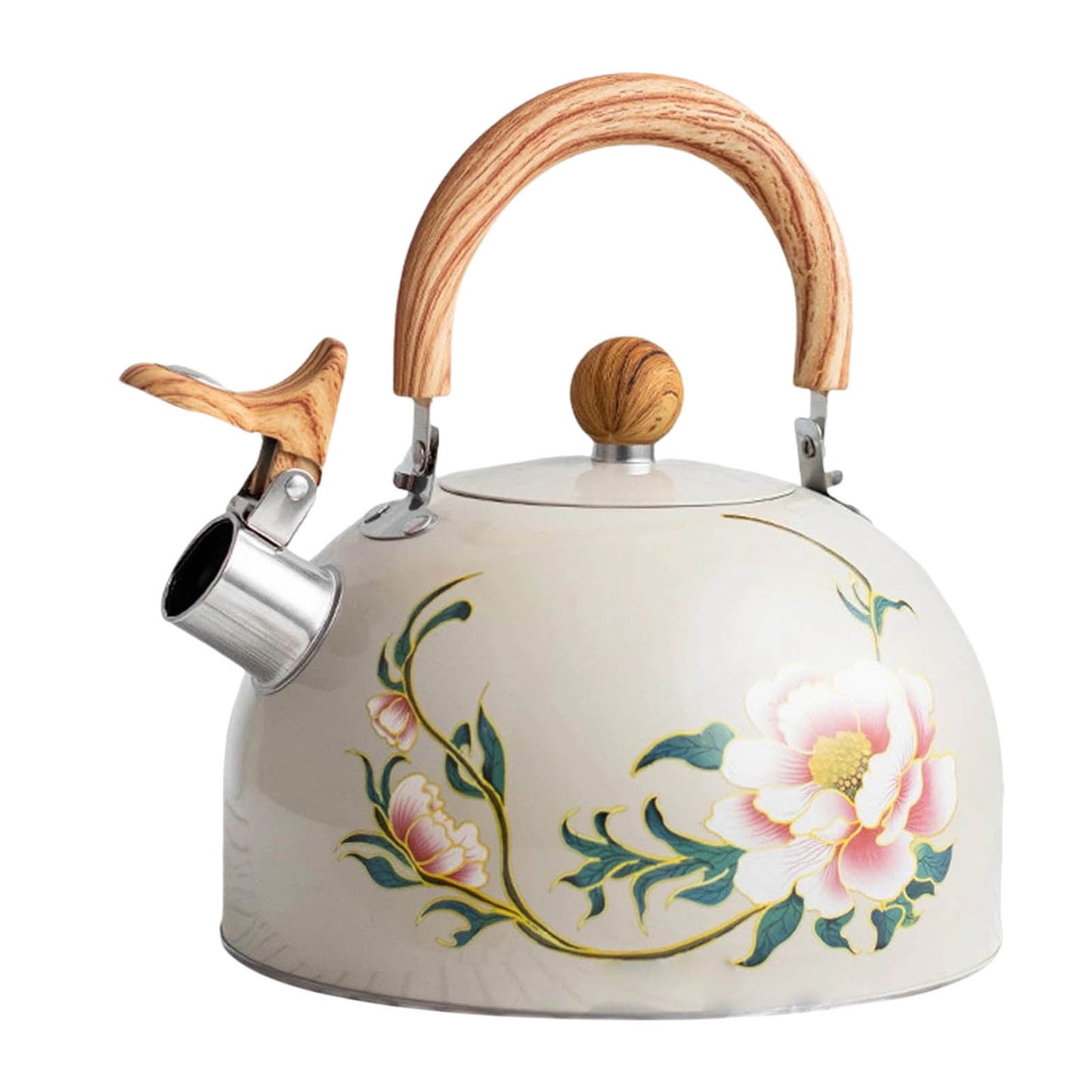Darzheoy Whistling Tea Kettle for Stovetop, Stainless Steel Tea Pot Kettles, Rapid Boiling Teapot with Stay-Cool Ergonomic Handle, Perfect for Home & Kitchen Multicolor