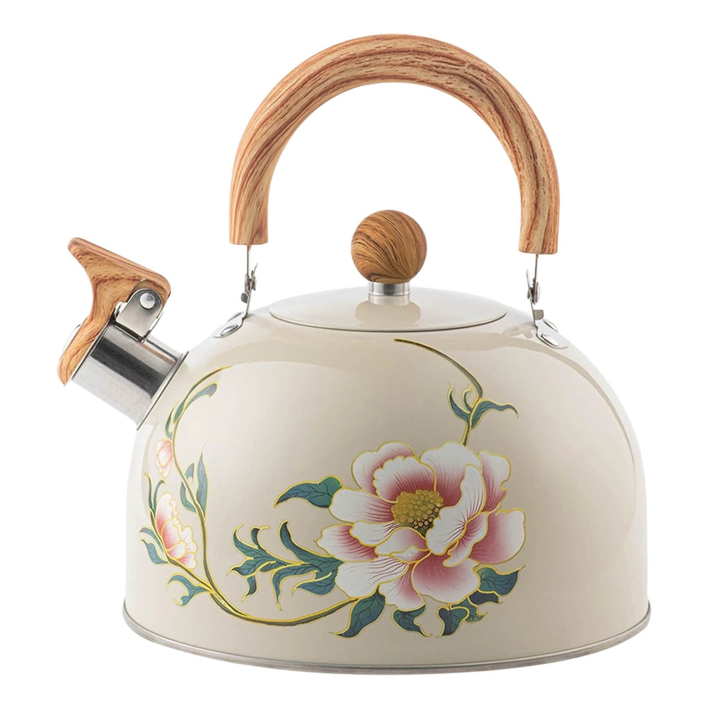 Darzheoy Whistling Tea Kettle for Stovetop, Stainless Steel Tea Pot Kettles, Rapid Boiling Teapot with Stay-Cool Ergonomic Handle, Perfect for Home & Kitchen Multicolor