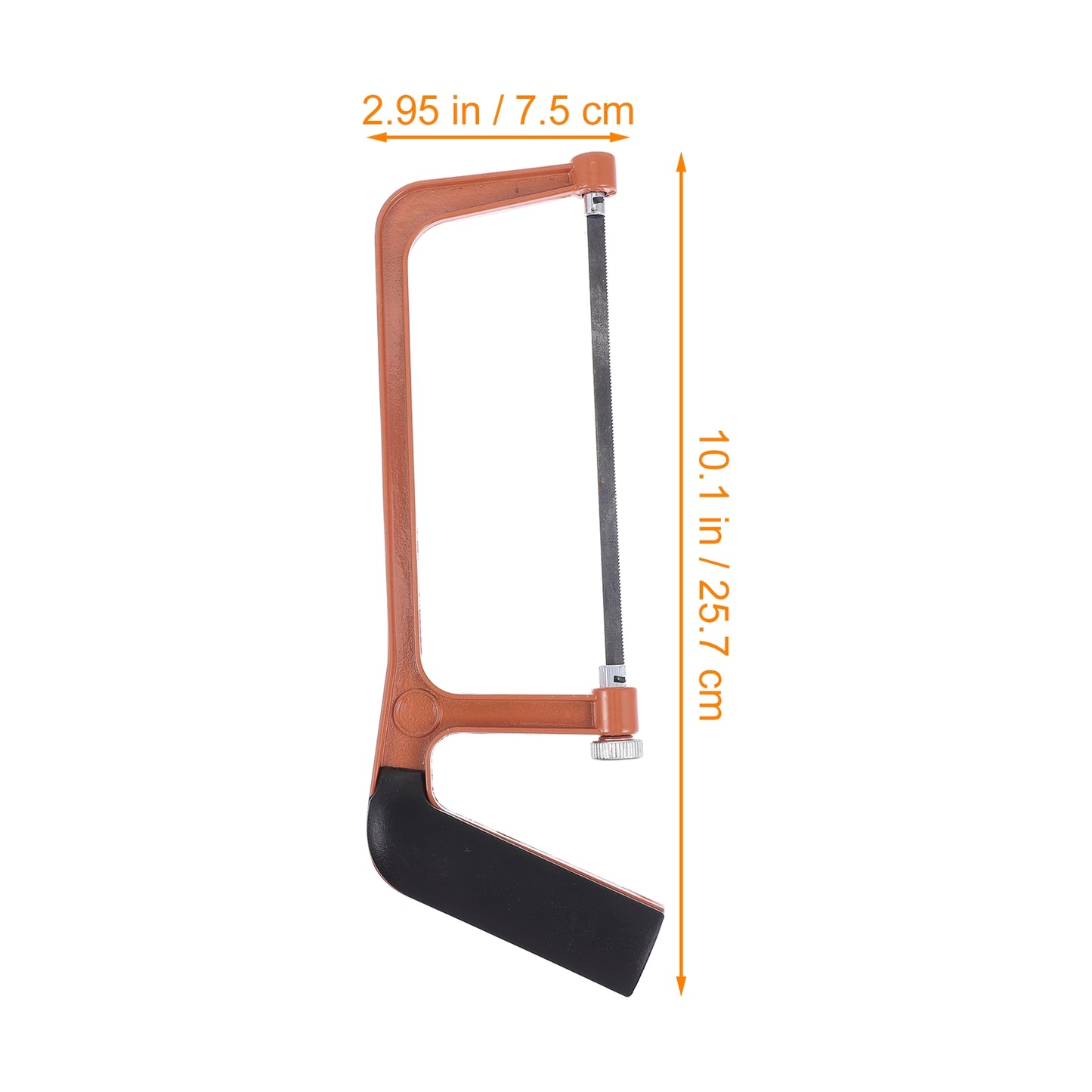 SKISUNO Orange Mini Hacksaw Set for Kids and Gardeners, Compact Hand Saw for Precise Cutting and Craft Projects