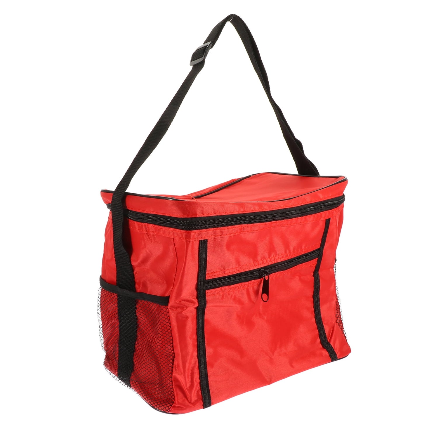 SKISUNO Insulated Reusable Grocery Bags Set of 1 in Red, Thermal Cooler Tote for