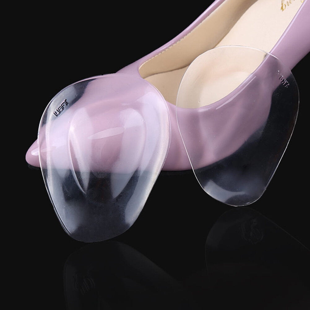 SKISUNO 3 Pairs Gel Forefoot Pad Half Insoles for High Heels Insoles for Women