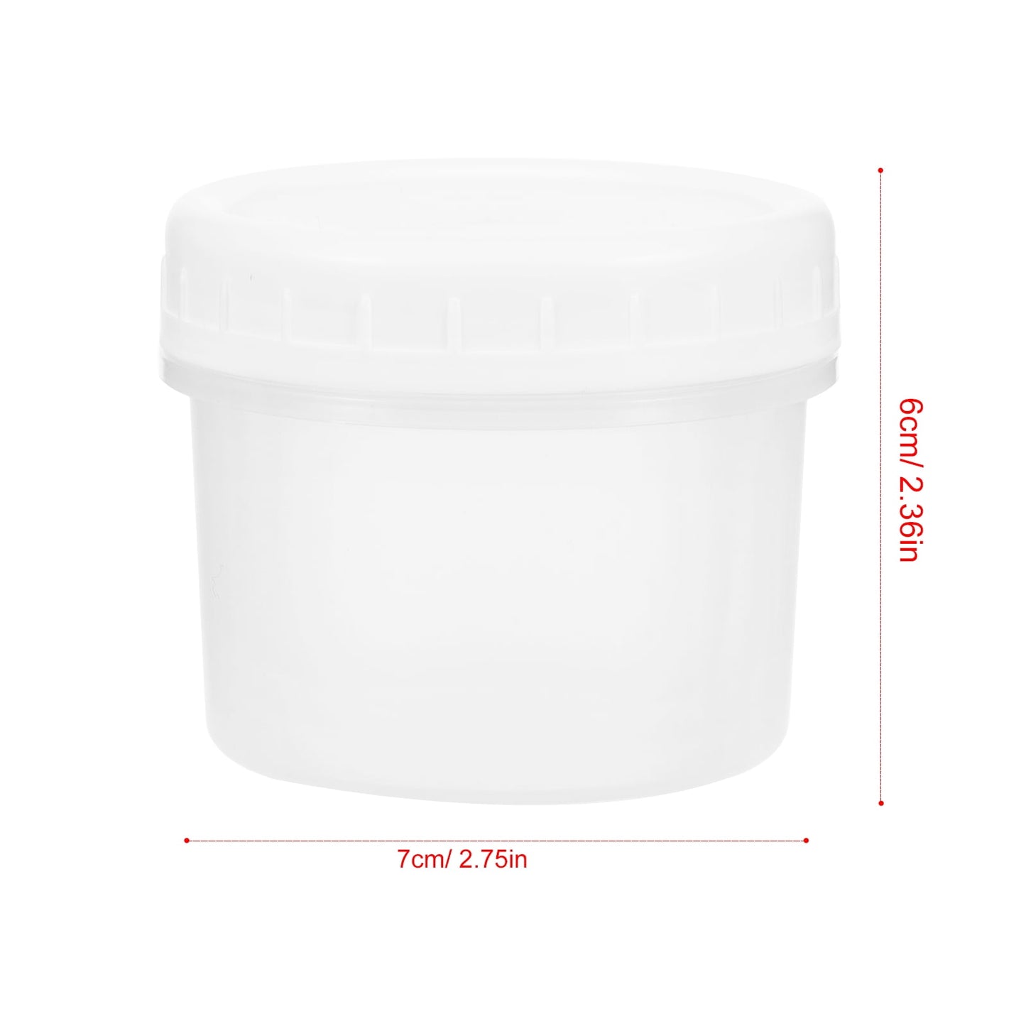 HOOWIFFY Plastic Freezer Containers Set of 10, Airtight Sealed Food Storage Boxes for Kitchen and Household Use