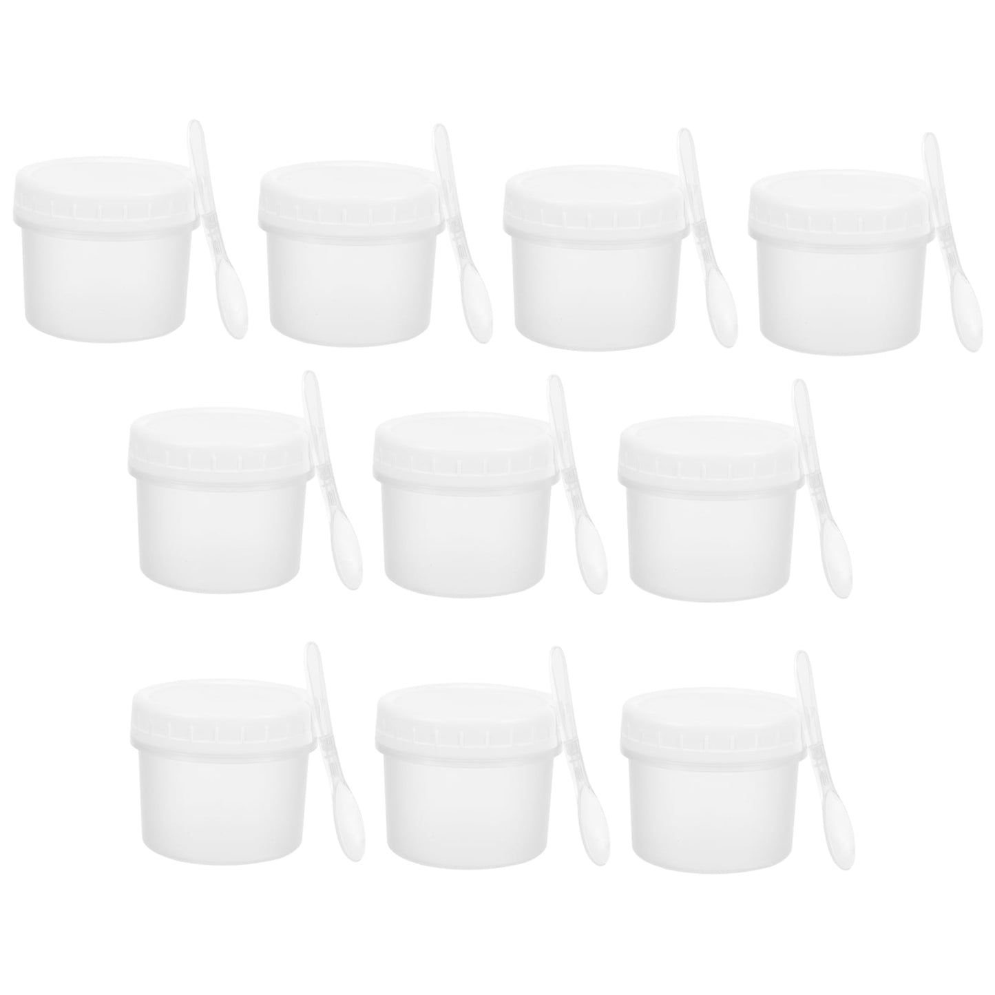 HOOWIFFY Plastic Freezer Containers Set of 10, Airtight Sealed Food Storage Boxes for Kitchen and Household Use