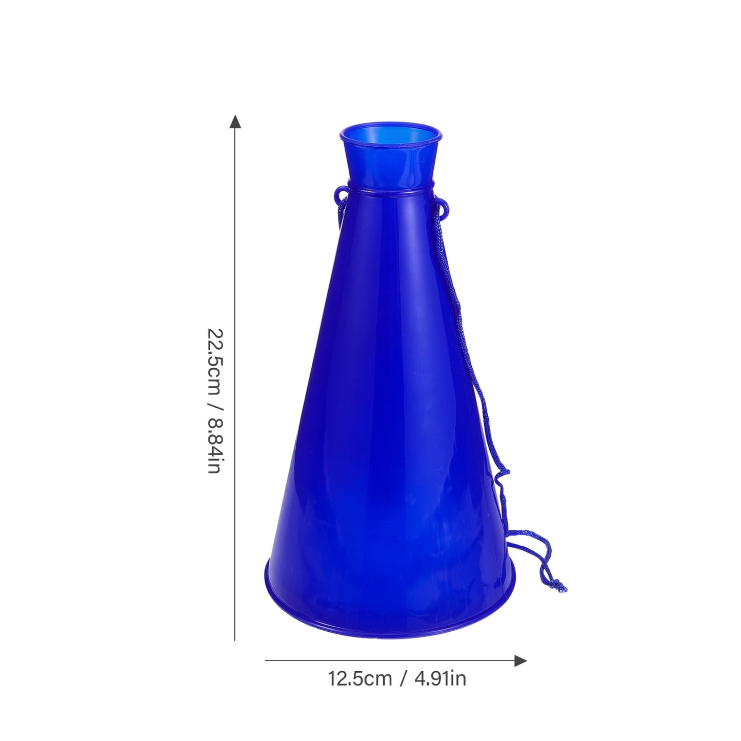 HOOWIFFY Cheer Megaphone 1Pack Blue for Party Favors Kids Cheering Props Outdoor Activities