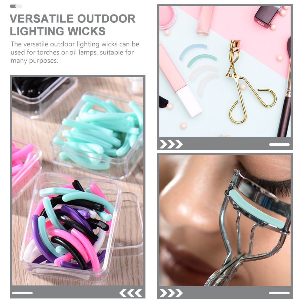 HOOWIFFY Eyelash Curler Refills Multi-Colored 30Pcs 1.1X0.2X0.2In