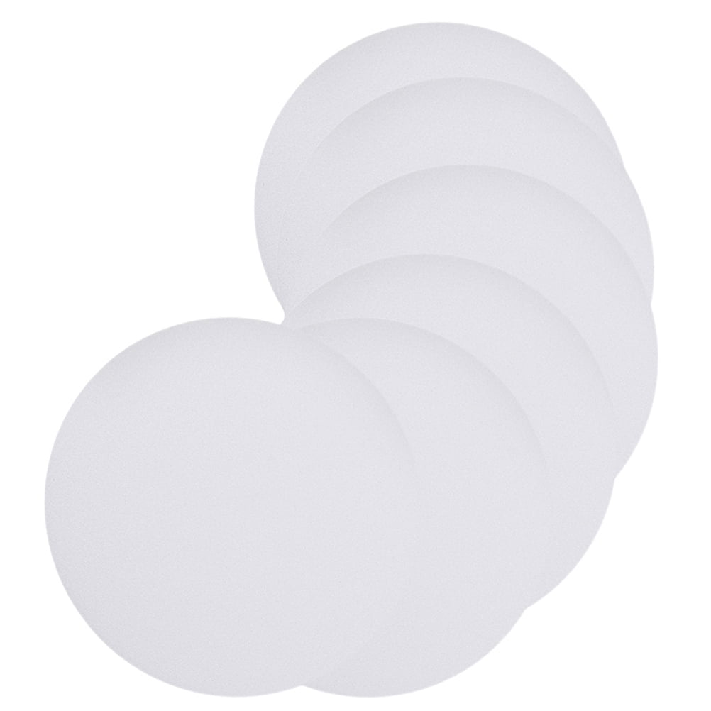 6-Pack White Plastic Ceiling Light Covers Anti-Dazzle Simple Elegant Design for Home and Office
