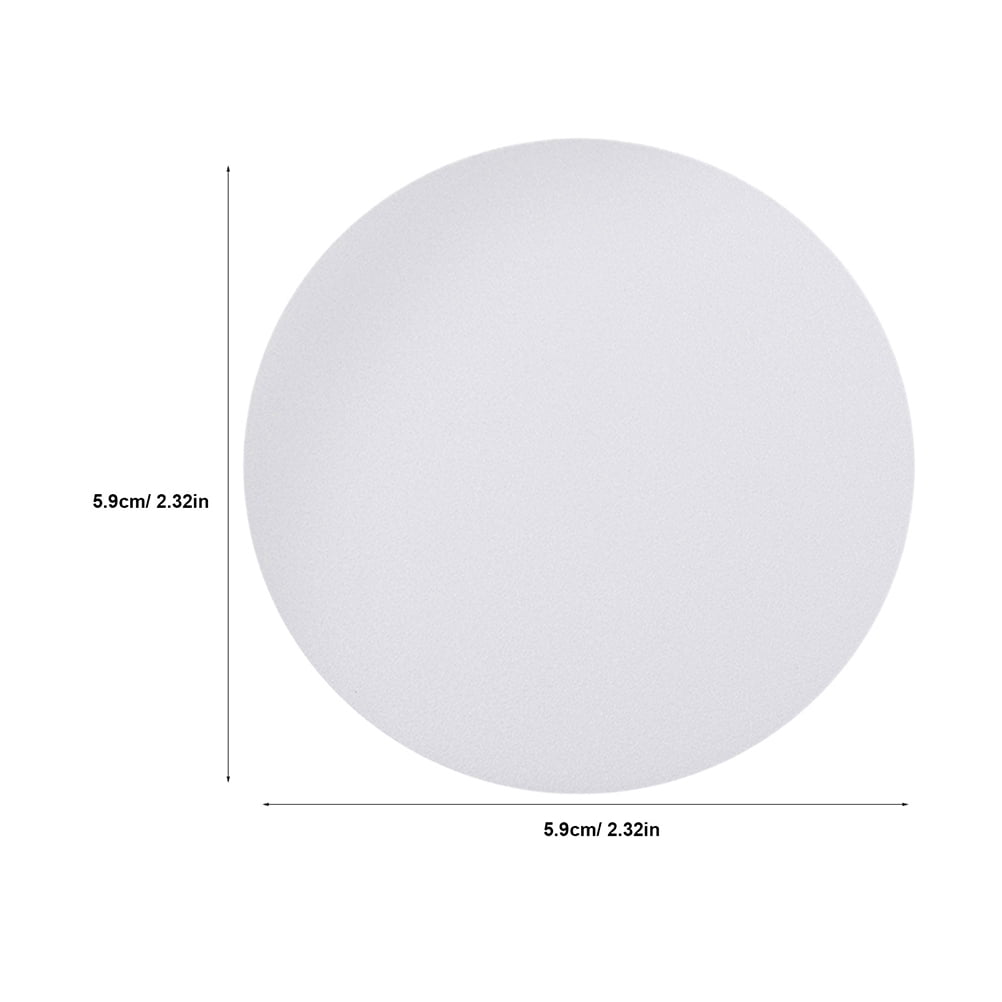 6-Pack White Plastic Ceiling Light Covers Anti-Dazzle Simple Elegant Design for Home and Office