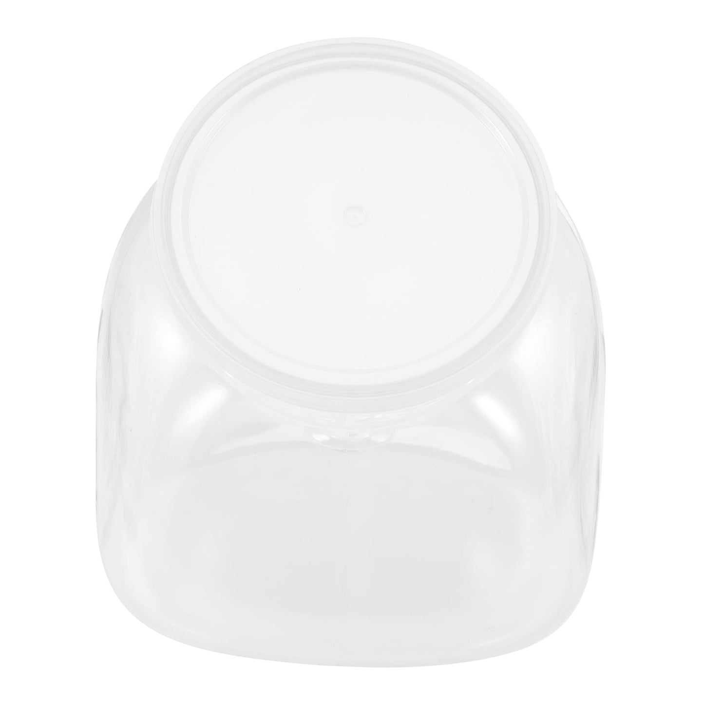 HOOWIFFY Wide Plastic Jars Airtight Kitchen Decor Home Decor 1Pack Modern Design Cookie Jar
