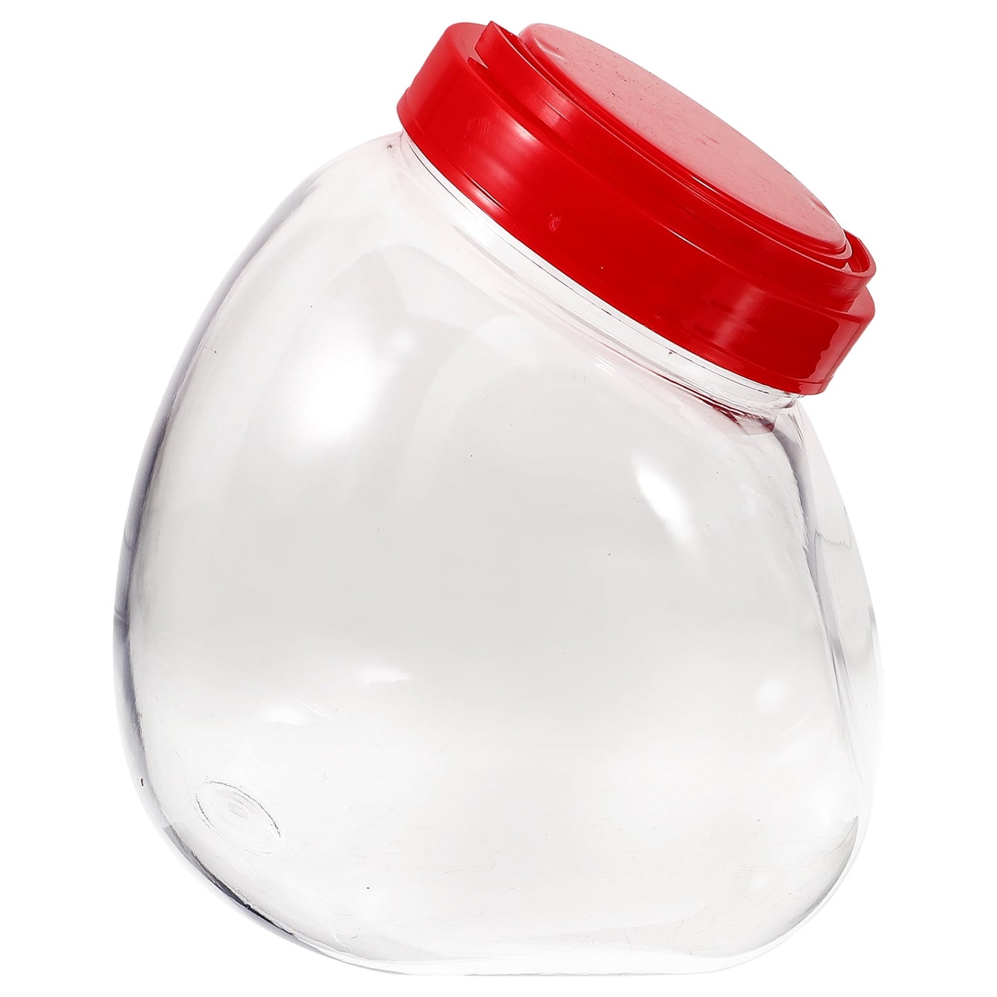 HOOWIFFY Wide Plastic Jars Airtight Kitchen Decor Home Decor 1Pack Modern Design Cookie Jar