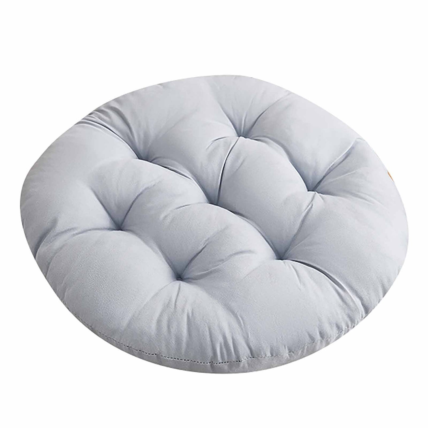 Darzheoy Round Seat Cushion Chair Pads for Kitchen Dining Chairs, Soft Comfort Chair Mat Pillow Cushions for Office Desk Living Room 16 Gray
