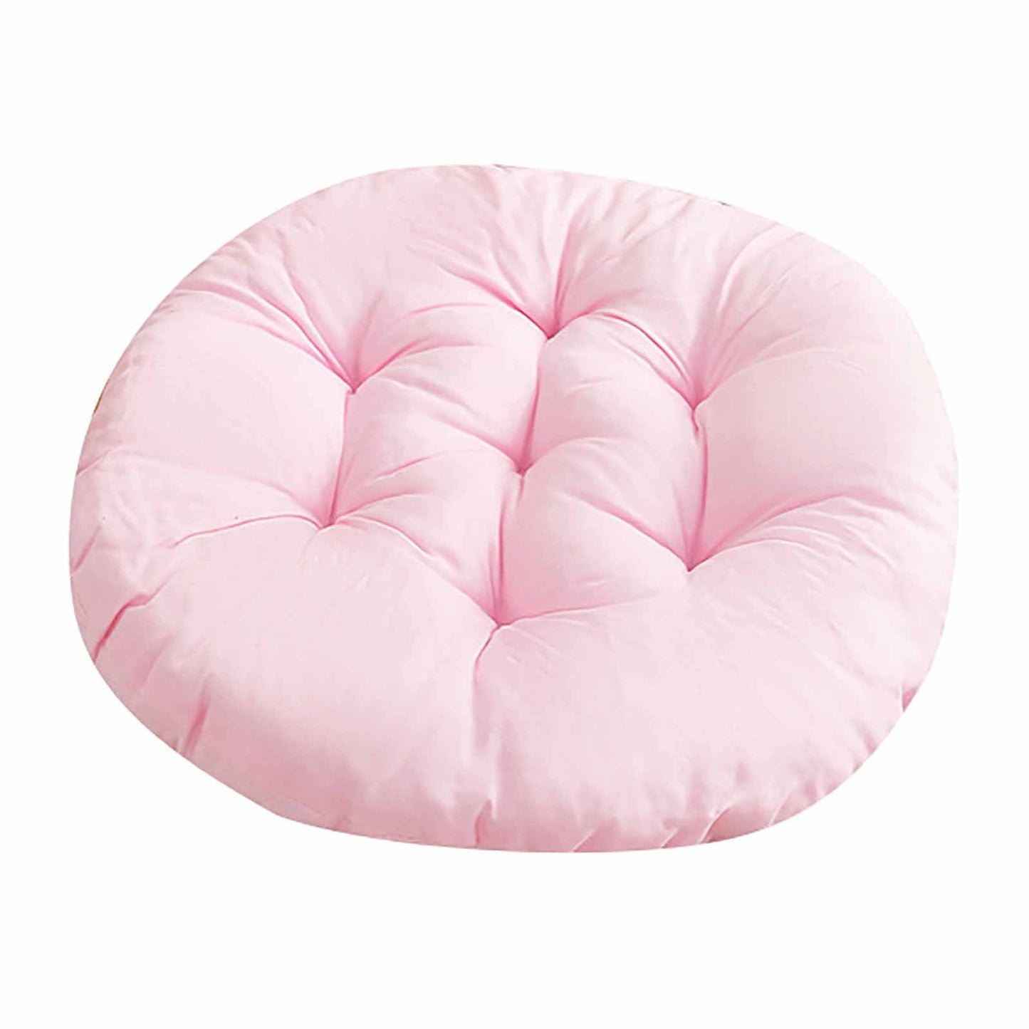 Darzheoy Round Seat Cushion Chair Pads for Kitchen Dining Chairs, Soft Comfort Chair Mat Pillow Cushions for Office Desk Living Room 16 Pink