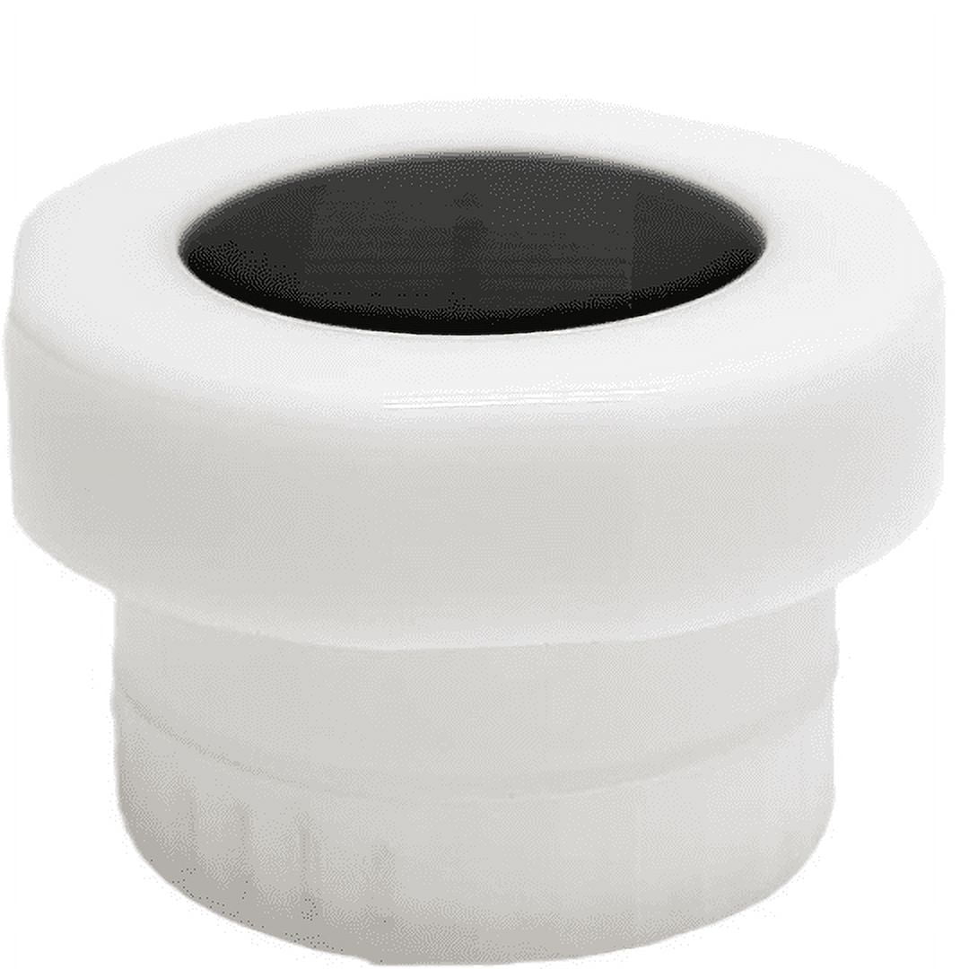 Darzheoy Pool Chlorine Floater, Chlorine Tablet Floater with Solar Light, Floating Chlorine Dispenser Fit 1" and 3" Chlorine Tabs, Adjustable Pool Chlorinator Floater White