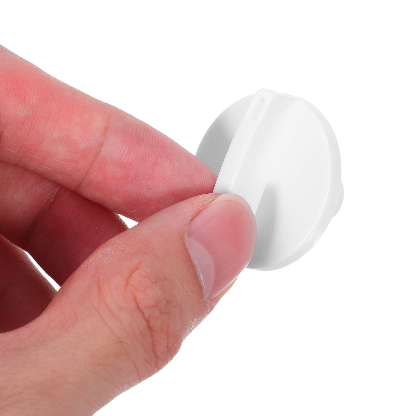 HOOWIFFY Appliance Temperature Knob Thermostat Control Knob Plastic White 1Pcs for Display Cabinet